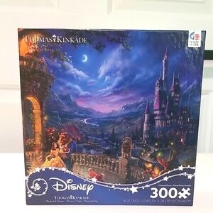 Disney beauty and The Beast Thomas & Kinkade Puzzle Set